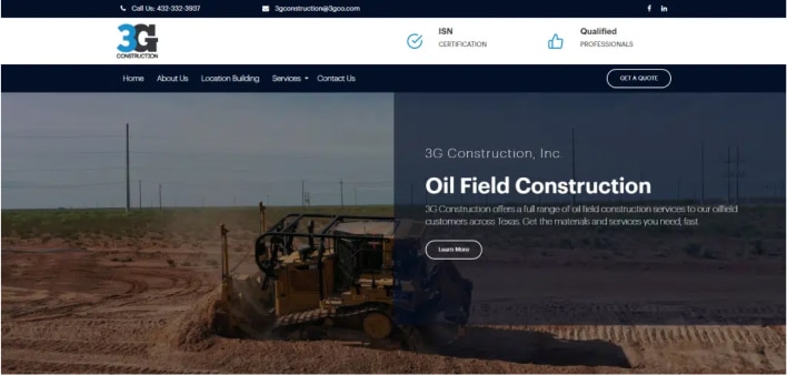 web design screenshot