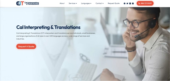 web design screenshot